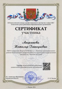 сертификат по икт